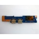 PCB board BA92-10598A with power button, USB connectors and card reader for Samsung, used