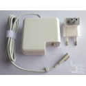 Replacement power adapter for Apple, 60W, MagSafe L magnetic