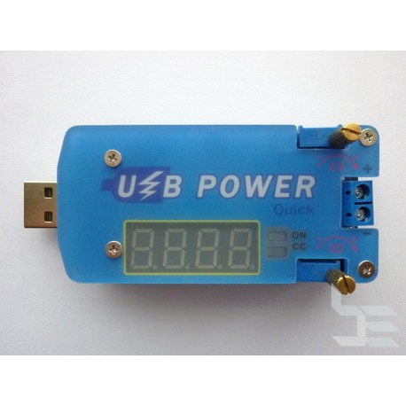 USB лабораторно захранване Wuzhi DP2F, DC 30V 2A 15W CC/CV, регулируемо, Fast Charge