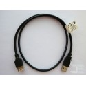 USB кабел удължител Type-A (М) към Type-A (Ж), USB 2.0, 70см