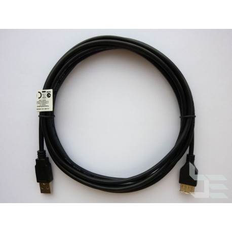 USB extension cable Type-A (M) to Type-A (F), USB 2.0, 3m