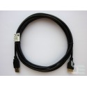 USB кабел удължител Type-A (М) към Type-A (Ж), USB 2.0, 3м