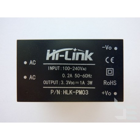 AC-DC power supply module Hi-Link HLK-PM03, 3.3V 3W