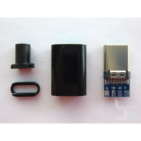 Type-C USB plug (connector male) for cable mounting﻿, v2