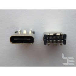 Type-C USB конектор TC-5, женски, 2x12 пина, 9.3мм височина, вертикален монтаж