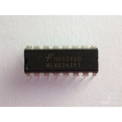 IC Chip Fairchild ML4824IP1 (DIP16), power factor correction and PWM controller, new