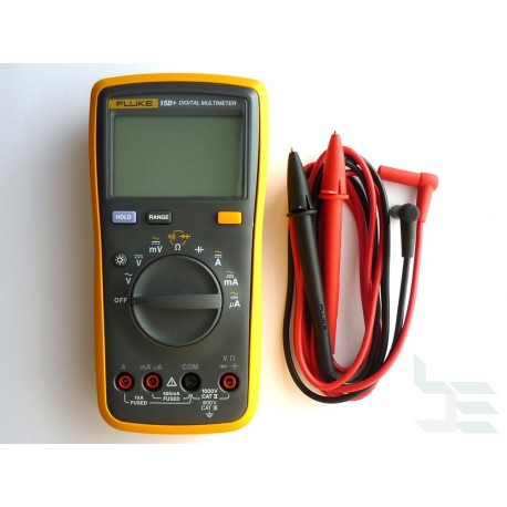 Цифров мултиметър Fluke 15B+ с LCD 4 цифри (4000)