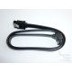 Interface cable SATA III 6Gbps, 50cm, angled, with clip