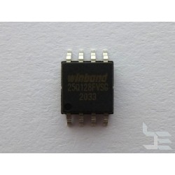 Чип Winbond W25Q128FVSIG (SOIC8), 128Mb, serial NOR flash memory, нов