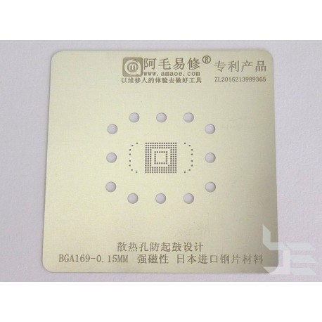 Stencil Amaoe BGA153 / BGA169 for reballing BGA IC chips