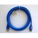 USB extension cable Type-A (M) to Type-A (F), USB 3.x, 3m