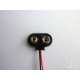 Connector (clip) with cable for 9V battery, new