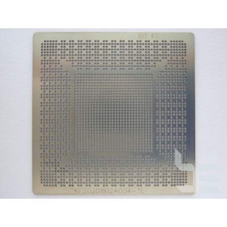 Stencil chip size KF20201102A004-3L for reballing nVidia BGA IC chips