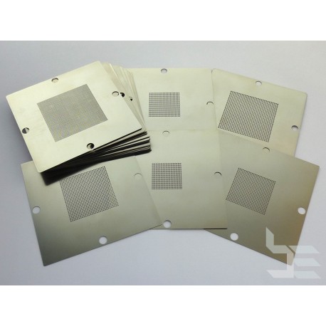 Stencil 90x90mm universal for reballing BGA IC chips, 1 piece