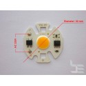 COB LED module 3W warm white with 220V integrated driver, 32mm