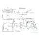 Микробутон (тактилен бутон) TS-1136, 3.5x6x5мм, THT монтаж