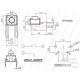 Микробутон (тактилен бутон) TS-1166BVW, 6x6x5мм, THT монтаж