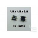 Microbutton (tact switch) TS-1245, 4.5x4.5x3.8mm, SMT mounting