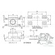 Microbutton (tact switch) TS-1245, 4.5x4.5x3.8mm, SMT mounting