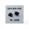 Microbutton (tact switch) TS-1236, 3.5x6x5mm, SMT mounting