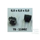 Microbutton (tact switch) TS-1166Z, 6x6x5mm, THT mounting