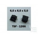 Microbutton (tact switch) TSF-1266, 6x6x5mm, SMT mounting