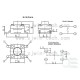 Microbutton (tact switch) TSF-1266, 6x6x5mm, SMT mounting