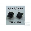 Microbutton (tact switch) TSF-1166, 6x6x5mm, THT mounting