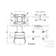 Microbutton (tact switch) TSF-1166, 6x6x5mm, THT mounting