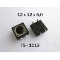 Microbutton (tact switch) TS-1112, 12x12x5mm, THT mounting