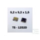 Microbutton (tact switch) TS-1252D, 5.2x5.2x1.5mm, SMT mounting