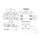 Microbutton (tact switch) TS-1286-4, 3x3.5x2mm, SMT mounting