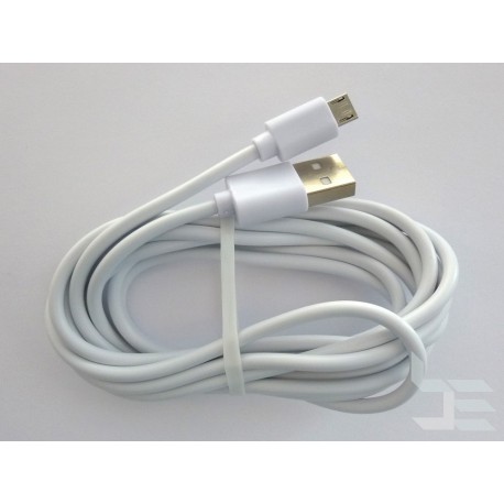 USB кабел Micro-B (М) към Type-A (М), USB 2.0, 2м