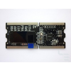 Tester for diagnostics of motherboards with DDR4 SO-DIMM memory slot