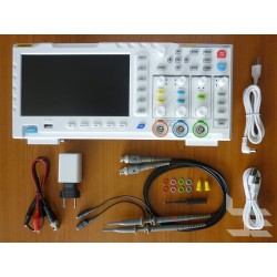 Digital DSO oscilloscope FNIRSI-1014D, 2 channels, 100MHz, 1GS/s, LCD, DDS generator