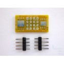 Adapter WSON8/DFN8/QFN8/MLF8/MLP8 to DIP8 for programmer