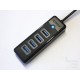 USB hub Orico PW4U-U3, 4 ports USB 3.x, 10cm cable USB-A