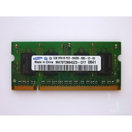 RAM memory Samsung 1GB DDR2 800MHz 1.8V SO-DIMM, used