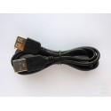 USB extension cable Type-A (M) to Type-A (F), USB 2.0, 1.5m