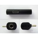 Passive audio adapter USB Type-C (M) to 3.5mm 3-pin (F)