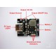 Charging module 1S 2.4A 4.2V with simultaneous discharge for Li-ion rechargeable battery