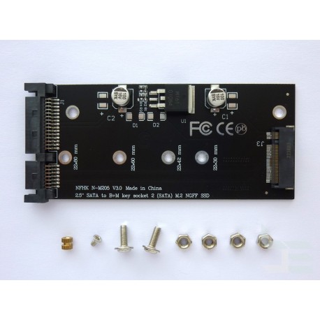 Adapter M.2 SATA SSD to SATA connector, v3