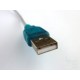 RS232 контролер 1 сериен порт DE9 към USB конектор, 70см кабел