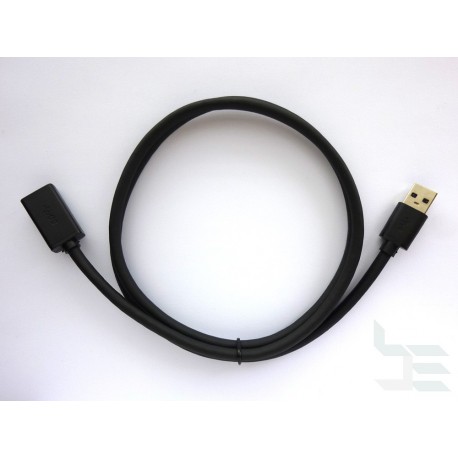 USB extension cable Type-A (M) to Type-A (F), USB 3.x, 1m