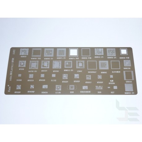 Stencils 39 in 1 Kaisi A482 for reballing BGA IC chips