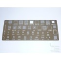 Stencils 39 in 1 Kaisi A482 for reballing BGA IC chips