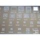 Stencils 39 in 1 Kaisi A482 for reballing BGA IC chips