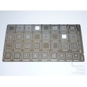 Stencils 33 in 1 Kaisi A508 for reballing BGA IC chips