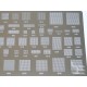 Stencils universal 56 in 1 Kaisi 55 for reballing BGA IC chips