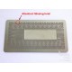 Stencil with flaw chip size V810C390 for reballing Intel BGA IC chips